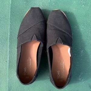Toms Black Linen shoes